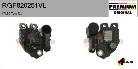 FLAMAR RGF820251VL - Ģeneratora sprieguma regulators ps1.lv