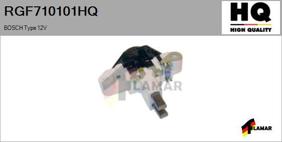 FLAMAR RGF710101HQ - Ģeneratora sprieguma regulators ps1.lv