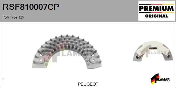 FLAMAR RSF810007CP - Rezistors, Salona ventilators ps1.lv