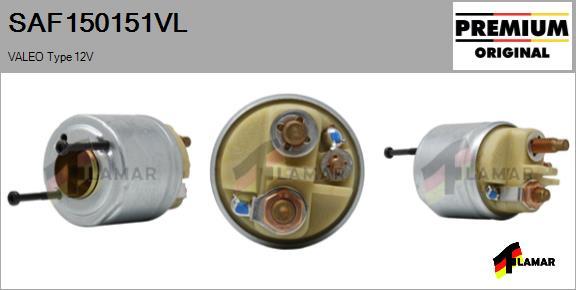 FLAMAR SAF150151VL - Ievilcējrelejs, Starteris ps1.lv