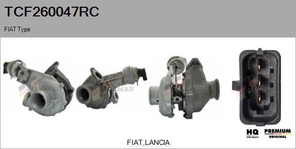 FLAMAR TCF260047RC - Kompresors, Turbopūte ps1.lv