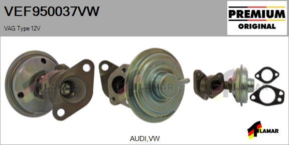 FLAMAR VEF950037VW - Izpl. gāzu recirkulācijas vārsts ps1.lv