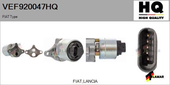 FLAMAR VEF920047HQ - Izpl. gāzu recirkulācijas vārsts ps1.lv