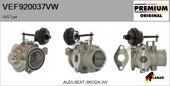 FLAMAR VEF920037VW - Izpl. gāzu recirkulācijas vārsts ps1.lv