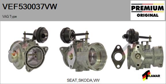 FLAMAR VEF530037VW - Izpl. gāzu recirkulācijas vārsts ps1.lv