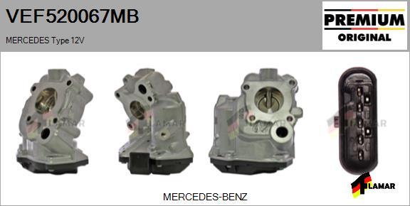 FLAMAR VEF520067MB - Izpl. gāzu recirkulācijas vārsts ps1.lv