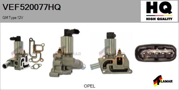 FLAMAR VEF520077HQ - Izpl. gāzu recirkulācijas vārsts ps1.lv