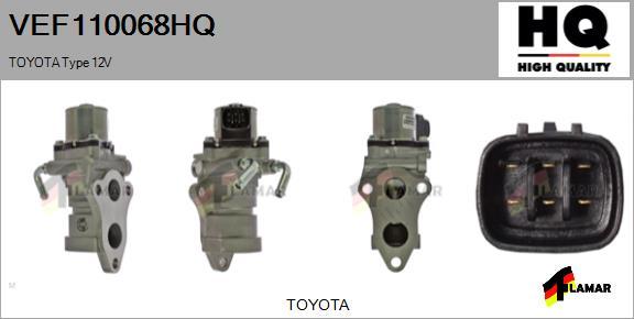 FLAMAR VEF110068HQ - Izpl. gāzu recirkulācijas vārsts ps1.lv