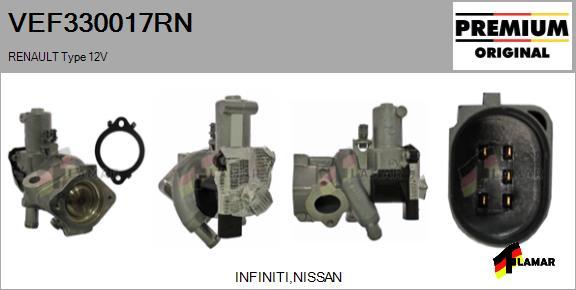 FLAMAR VEF330017RN - Izpl. gāzu recirkulācijas vārsts ps1.lv