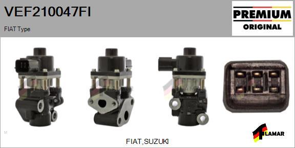 FLAMAR VEF210047FI - Izpl. gāzu recirkulācijas vārsts ps1.lv