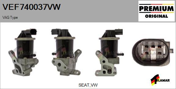 FLAMAR VEF740037VW - Izpl. gāzu recirkulācijas vārsts ps1.lv