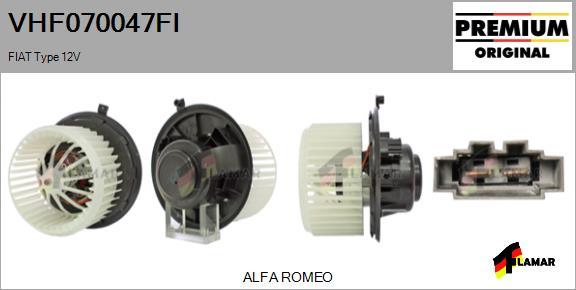 FLAMAR VHF070047FI
 - Salona ventilators ps1.lv