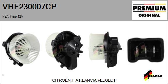 FLAMAR VHF230007CP - Salona ventilators ps1.lv