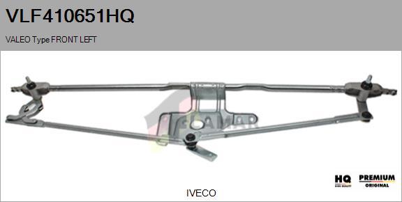 FLAMAR VLF410651HQ - Stiklu tīrītāja sviru un stiepņu sistēma ps1.lv