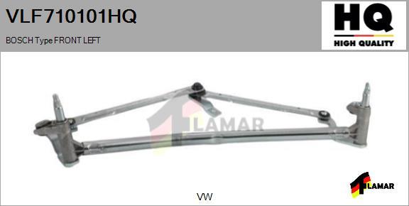 FLAMAR VLF710101HQ - Stiklu tīrītāja sviru un stiepņu sistēma ps1.lv