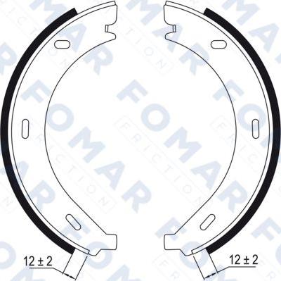 FOMAR Friction FO 9010 - Bremžu loku komplekts ps1.lv