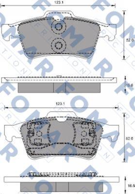 FOMAR Friction FO 686781 - Bremžu uzliku kompl., Disku bremzes ps1.lv