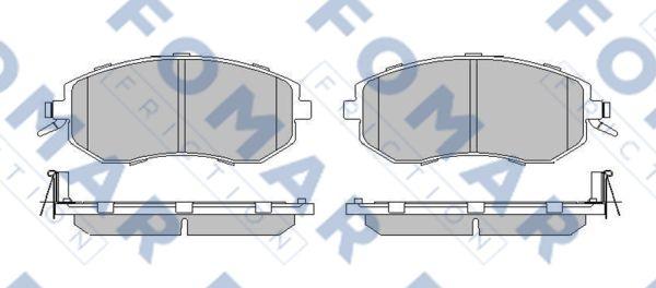 FOMAR Friction FO 217183 - Bremžu uzliku kompl., Disku bremzes ps1.lv