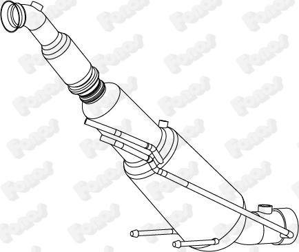 Fonos 73383 - Nosēdumu / Daļiņu filtrs, Izplūdes gāzu sistēma ps1.lv