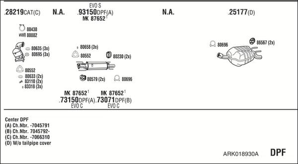 Fonos ARK018930A - Izplūdes gāzu sistēma ps1.lv