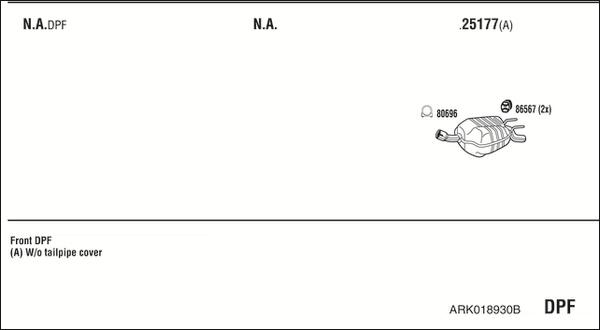 Fonos ARK018930B - Izplūdes gāzu sistēma ps1.lv