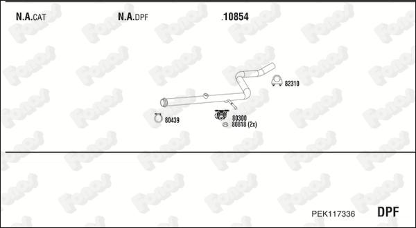 Fonos PEK117336 - Izplūdes gāzu sistēma ps1.lv