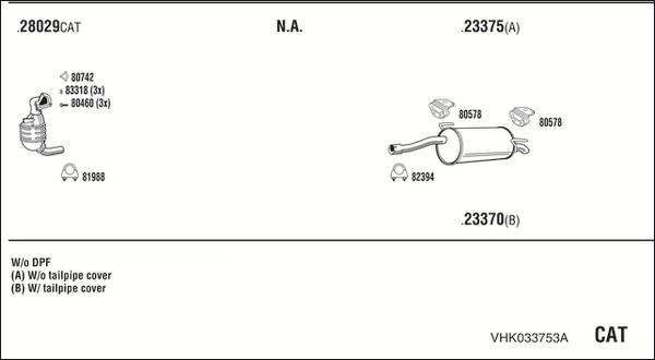 Fonos VHK033753A - Izplūdes gāzu sistēma ps1.lv