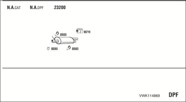 Fonos VWK114869 - Izplūdes gāzu sistēma ps1.lv