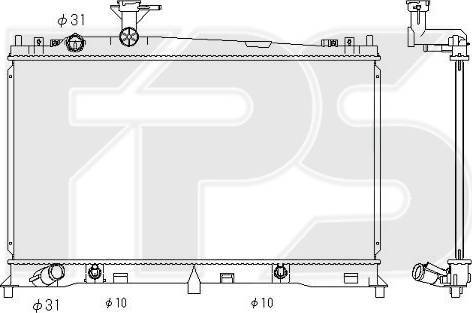 FPS FP 44 A970-X - Radiators, Motora dzesēšanas sistēma ps1.lv