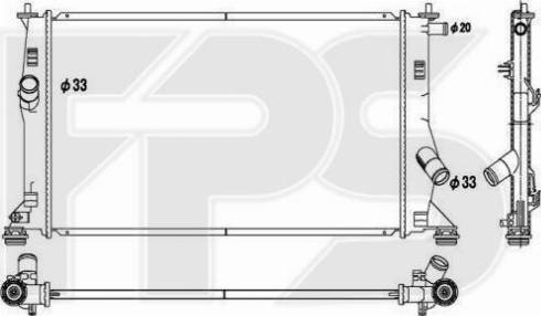 FPS FP 44 A1382-X - Radiators, Motora dzesēšanas sistēma ps1.lv