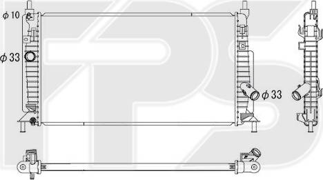 FPS FP 44 A306-X - Radiators, Motora dzesēšanas sistēma ps1.lv