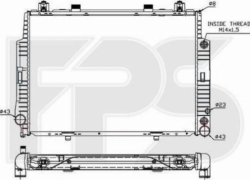 FPS FP 46 A980 - Radiators, Motora dzesēšanas sistēma ps1.lv