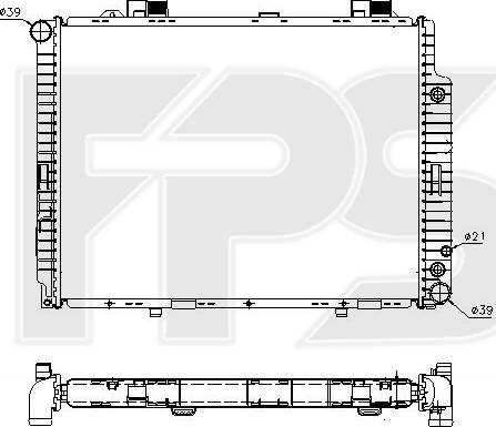 FPS FP 46 A981-X - Radiators, Motora dzesēšanas sistēma ps1.lv