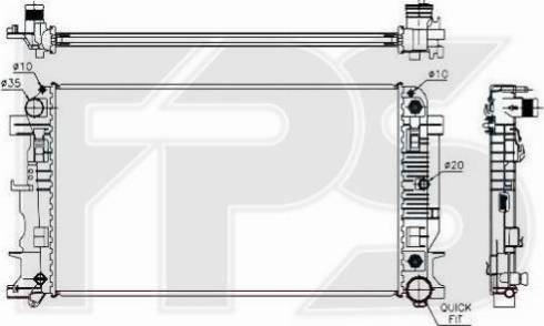 FPS FP 46 A197 - Radiators, Motora dzesēšanas sistēma ps1.lv