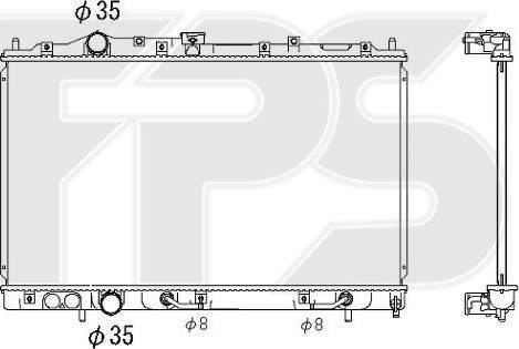 FPS FP 48 A563 - Radiators, Motora dzesēšanas sistēma ps1.lv