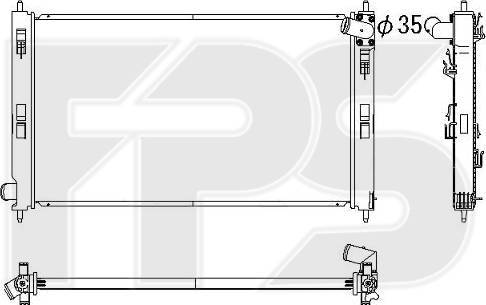 FPS FP 48 A1155 - Radiators, Motora dzesēšanas sistēma ps1.lv