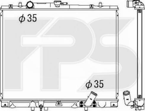 FPS FP 48 A1356 - Radiators, Motora dzesēšanas sistēma ps1.lv