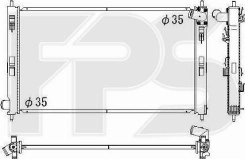 FPS FP 48 A1372 - Radiators, Motora dzesēšanas sistēma ps1.lv