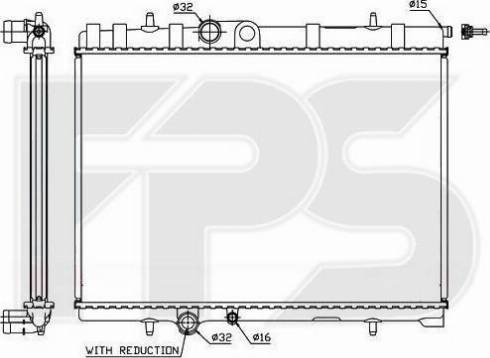 FPS FP 54 A1118-X - Radiators, Motora dzesēšanas sistēma ps1.lv