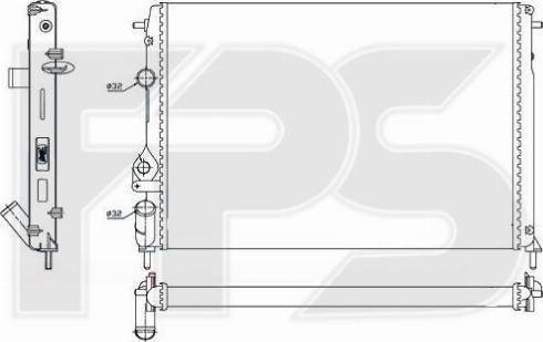 FPS FP 56 A1149 - Radiators, Motora dzesēšanas sistēma ps1.lv