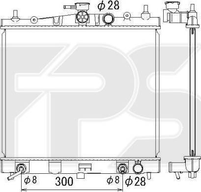 FPS FP 50 A1347 - Radiators, Motora dzesēšanas sistēma ps1.lv