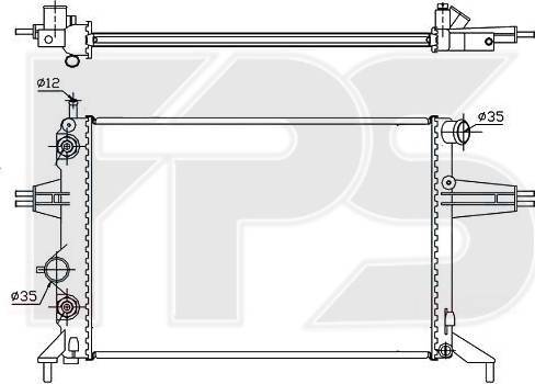 FPS FP 52 A1089 - Radiators, Motora dzesēšanas sistēma ps1.lv