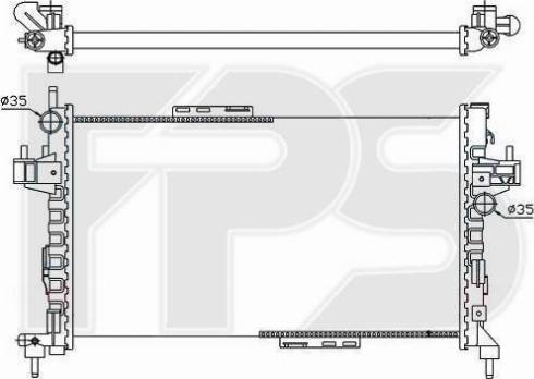 FPS FP 52 A1081 - Radiators, Motora dzesēšanas sistēma ps1.lv