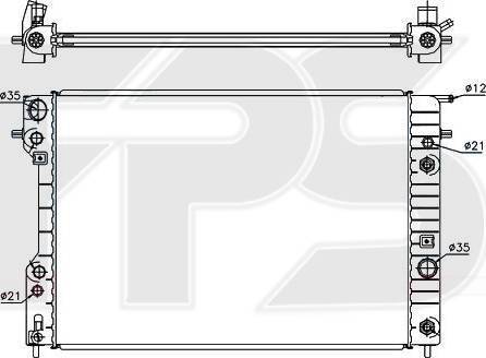 FPS FP 52 A319 - Radiators, Motora dzesēšanas sistēma ps1.lv