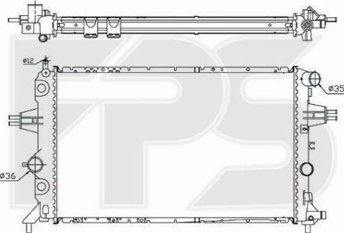 FPS FP 52 A316 - Radiators, Motora dzesēšanas sistēma ps1.lv