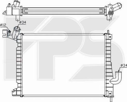 FPS FP 52 A299 - Radiators, Motora dzesēšanas sistēma ps1.lv