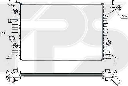 FPS FP 52 A281 - Radiators, Motora dzesēšanas sistēma ps1.lv