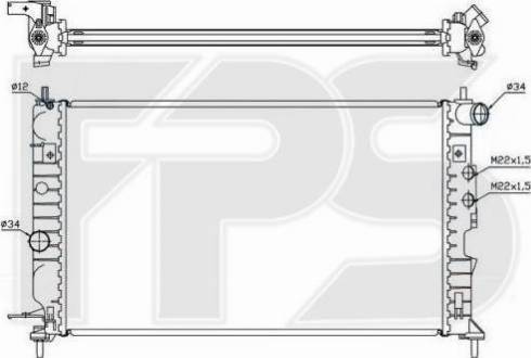 FPS FP 52 A287-X - Radiators, Motora dzesēšanas sistēma ps1.lv