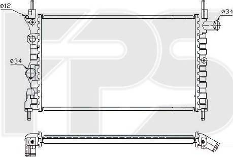 FPS FP 52 A271-P - Radiators, Motora dzesēšanas sistēma ps1.lv