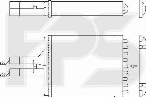 FPS FP 52 N40-P - Siltummainis, Salona apsilde ps1.lv